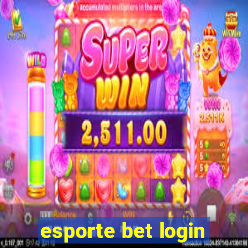 esporte bet login