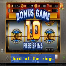 lord of the rings slot machine