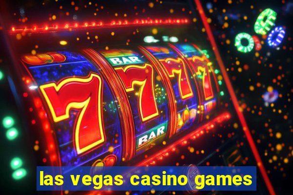 las vegas casino games