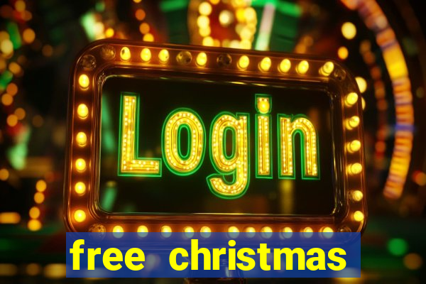 free christmas bingo cards