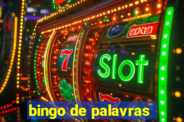 bingo de palavras