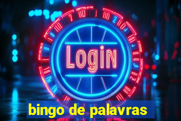 bingo de palavras