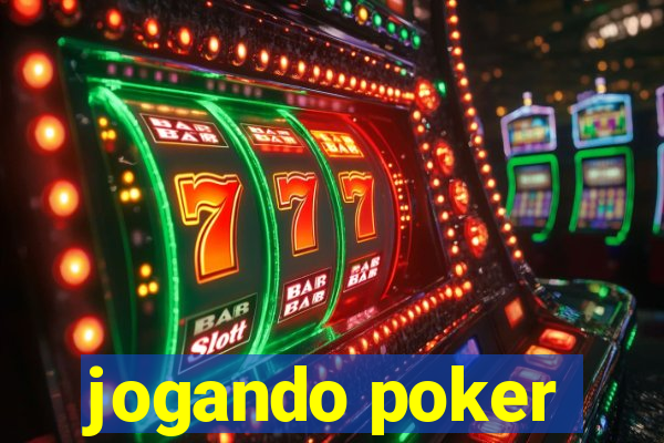 jogando poker