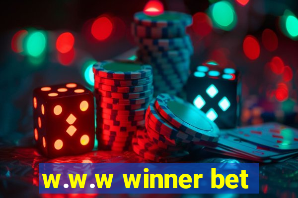 w.w.w winner bet