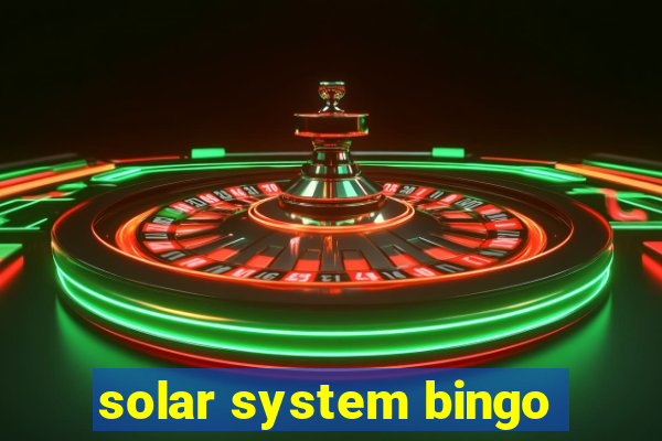 solar system bingo