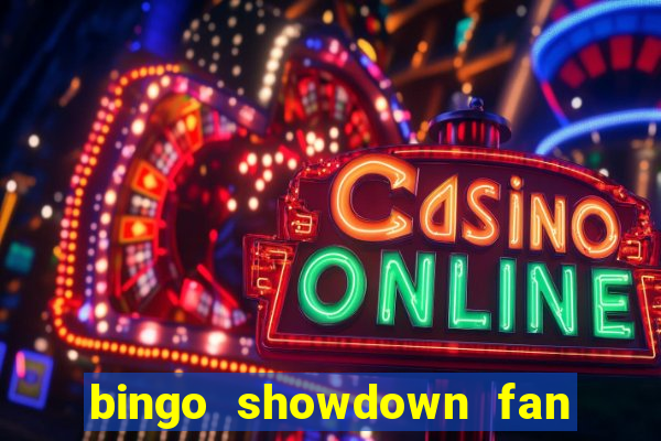 bingo showdown fan page freebies