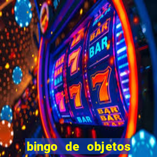 bingo de objetos para imprimir