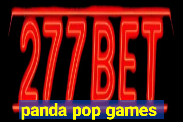 panda pop games