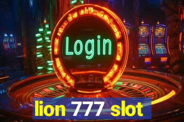 lion 777 slot