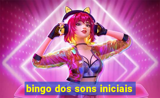 bingo dos sons iniciais