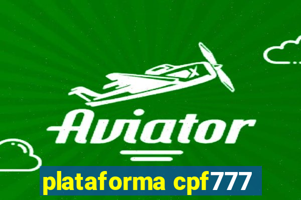 plataforma cpf777