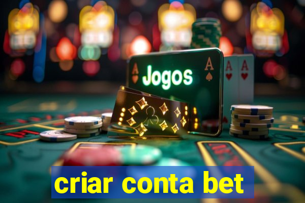 criar conta bet