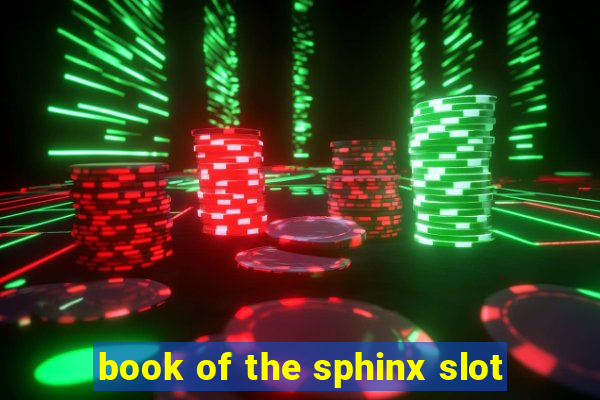 book of the sphinx slot