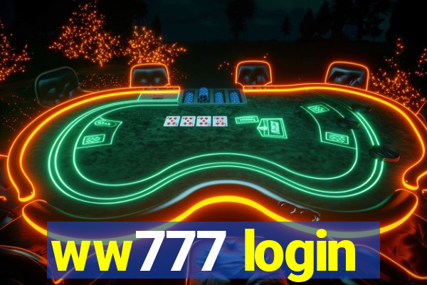 ww777 login