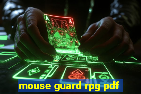 mouse guard rpg pdf