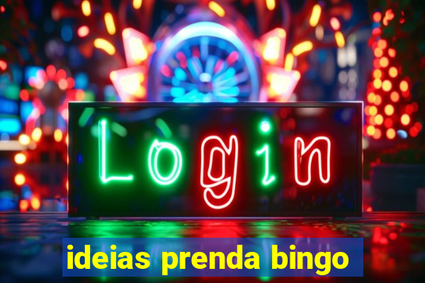 ideias prenda bingo