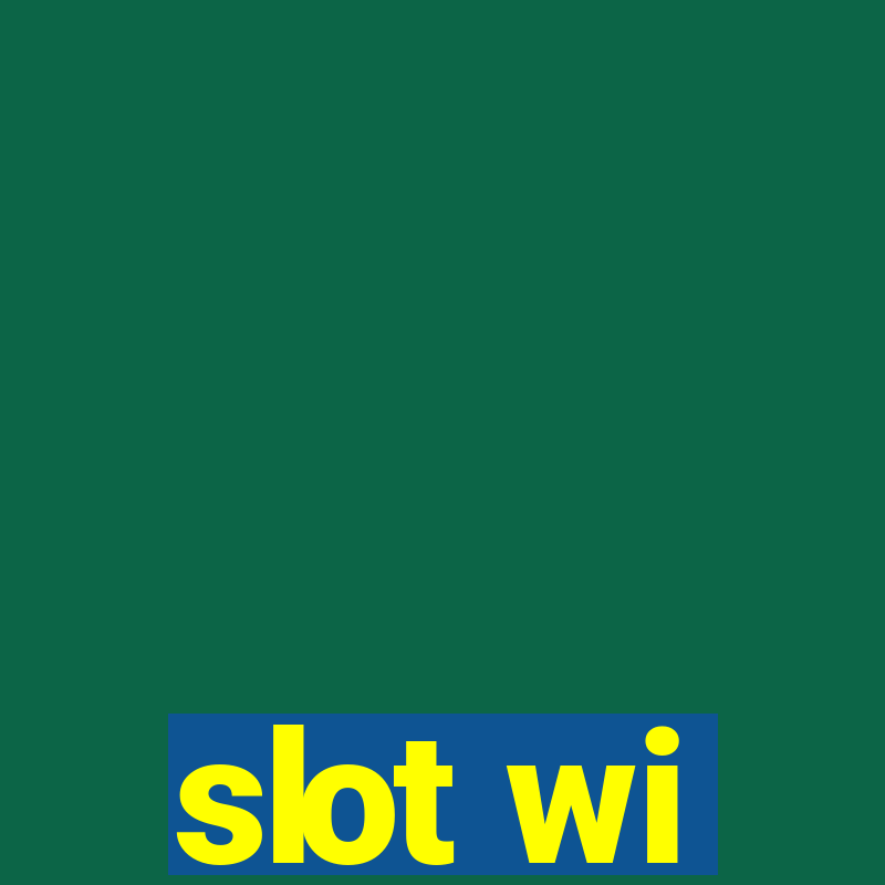 slot wi