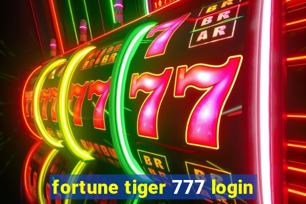 fortune tiger 777 login