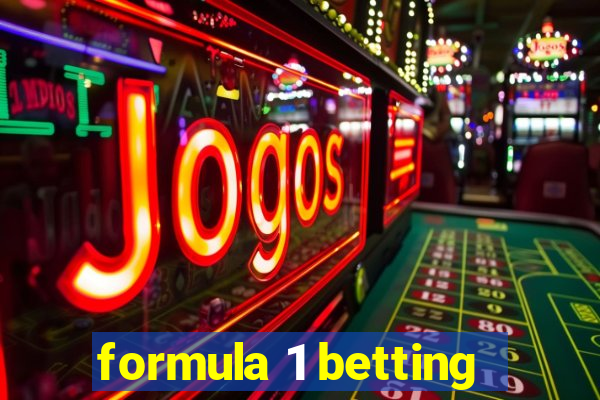 formula 1 betting