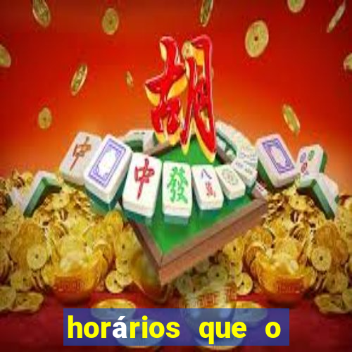 horários que o fortune dragon paga