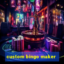 custom bingo maker