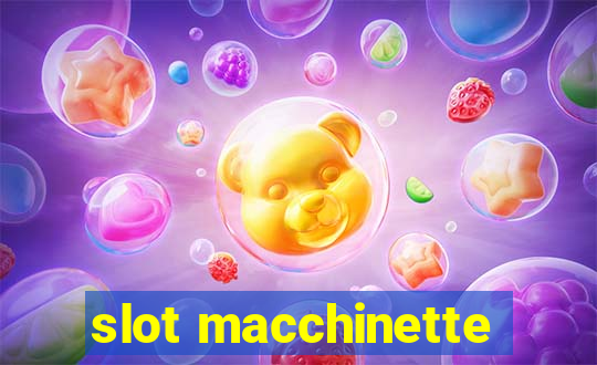 slot macchinette