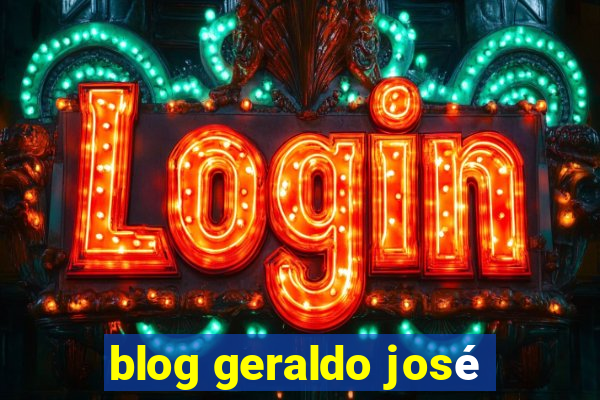 blog geraldo josé