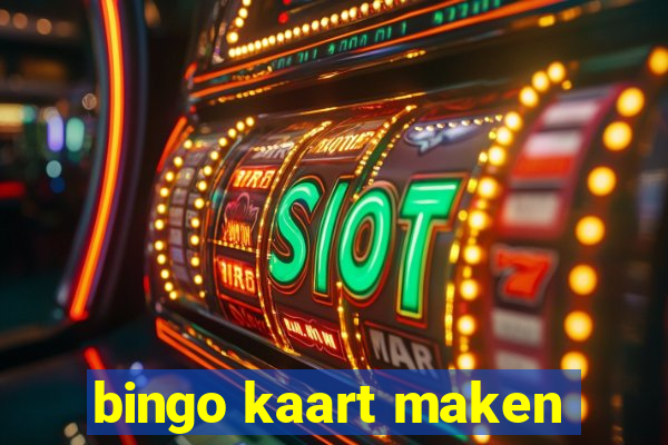 bingo kaart maken