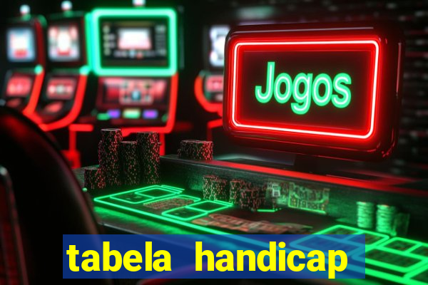 tabela handicap asiatico escanteios