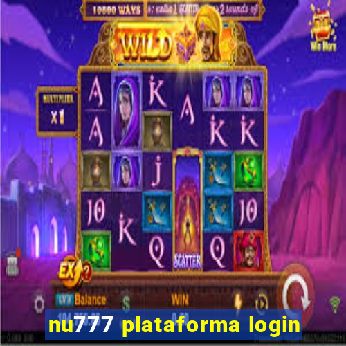 nu777 plataforma login