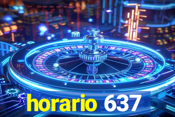 horario 637