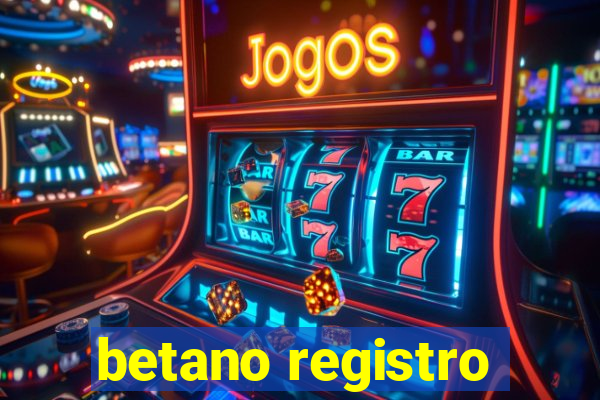 betano registro