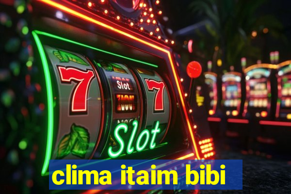 clima itaim bibi