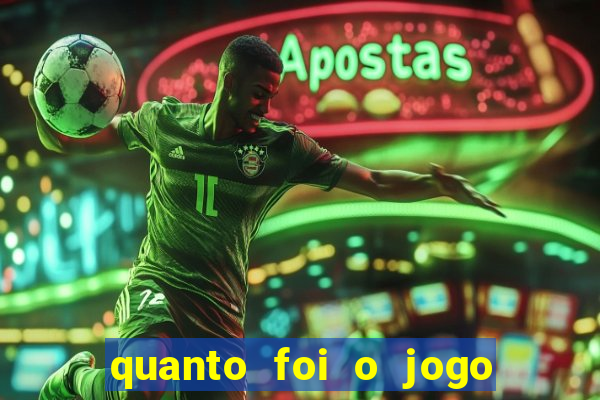 quanto foi o jogo do paisandu