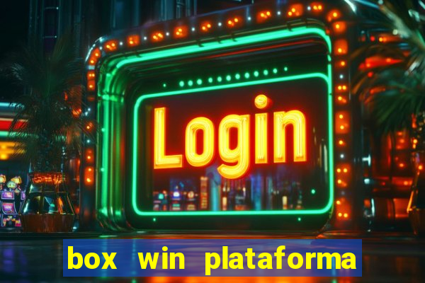 box win plataforma de jogos