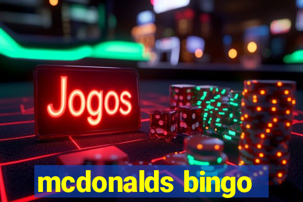 mcdonalds bingo