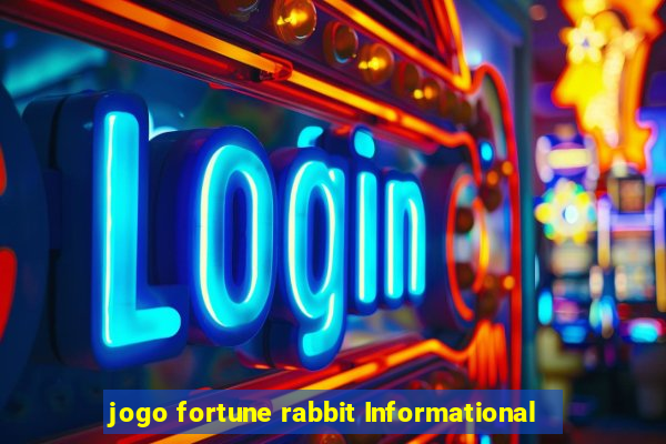 jogo fortune rabbit Informational