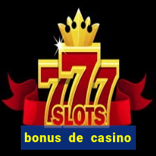 bonus de casino sem deposito