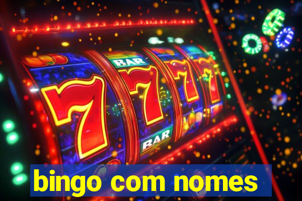 bingo com nomes