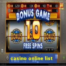 casino online list