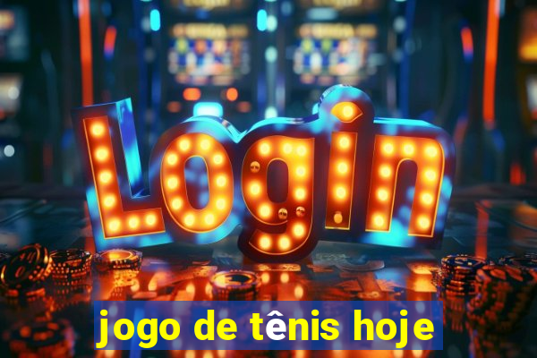 jogo de tênis hoje