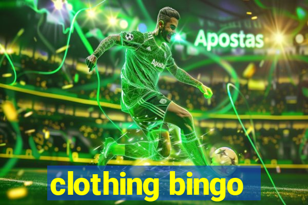 clothing bingo