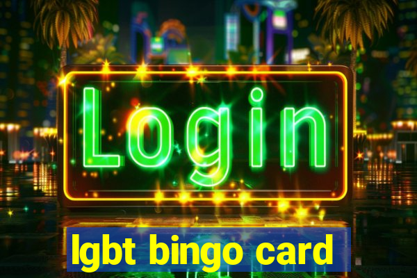 lgbt bingo card