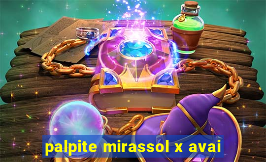 palpite mirassol x avai