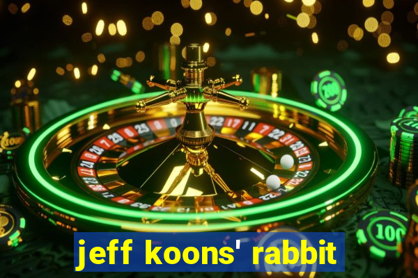 jeff koons' rabbit