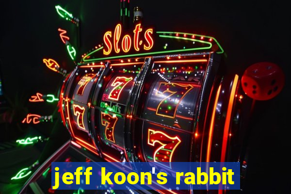 jeff koon's rabbit