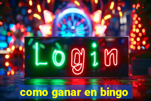 como ganar en bingo