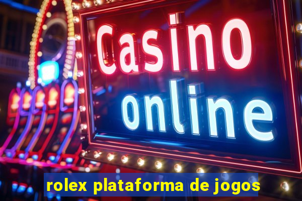 rolex plataforma de jogos