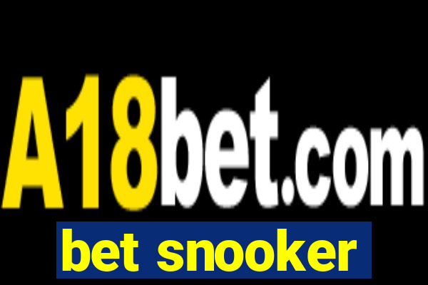 bet snooker