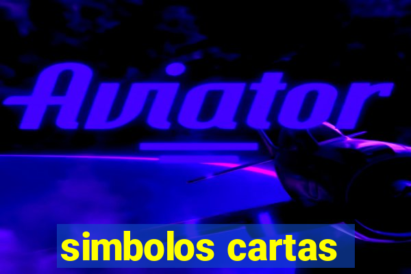 simbolos cartas